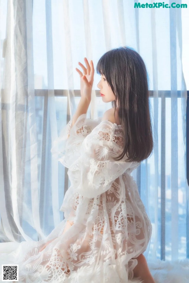 Coser @ 桜 桃 喵 Vol.093: 初雪 (45 photos) No.58b0c0